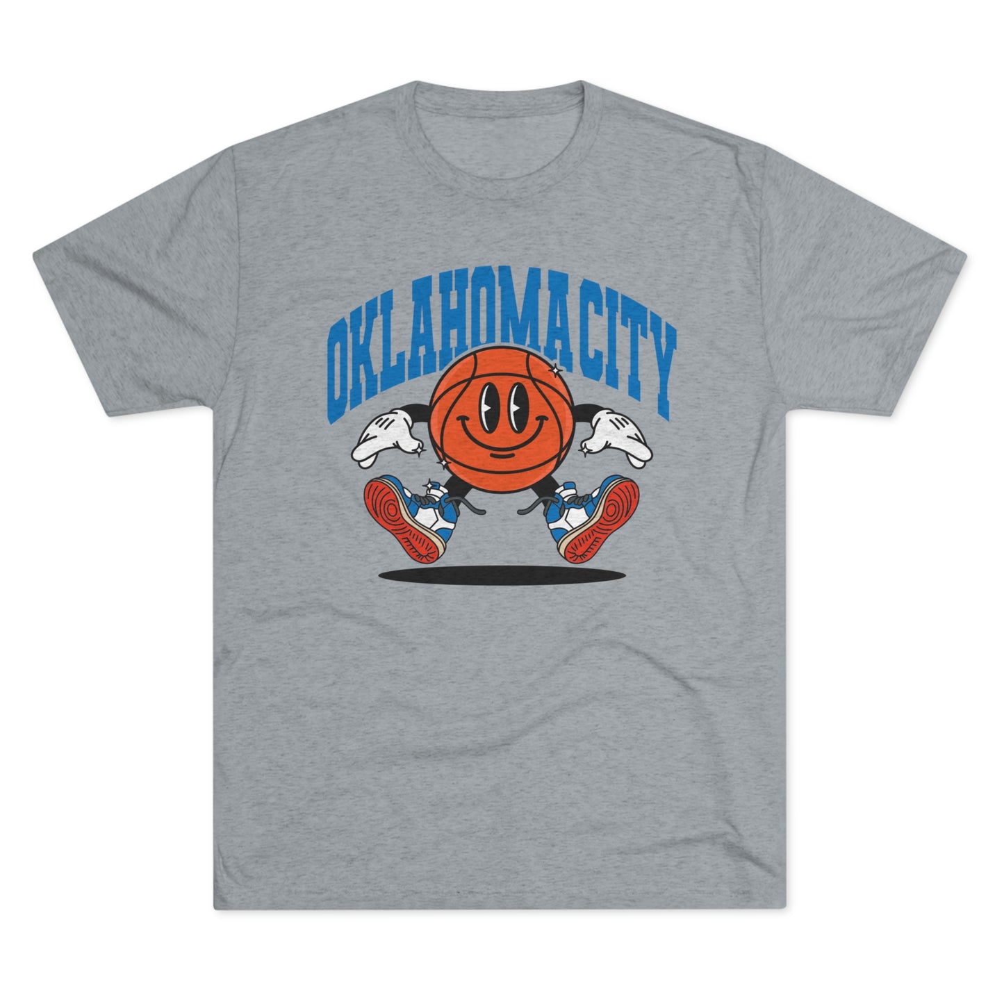 OKC Basketball Tri-Blend Tee