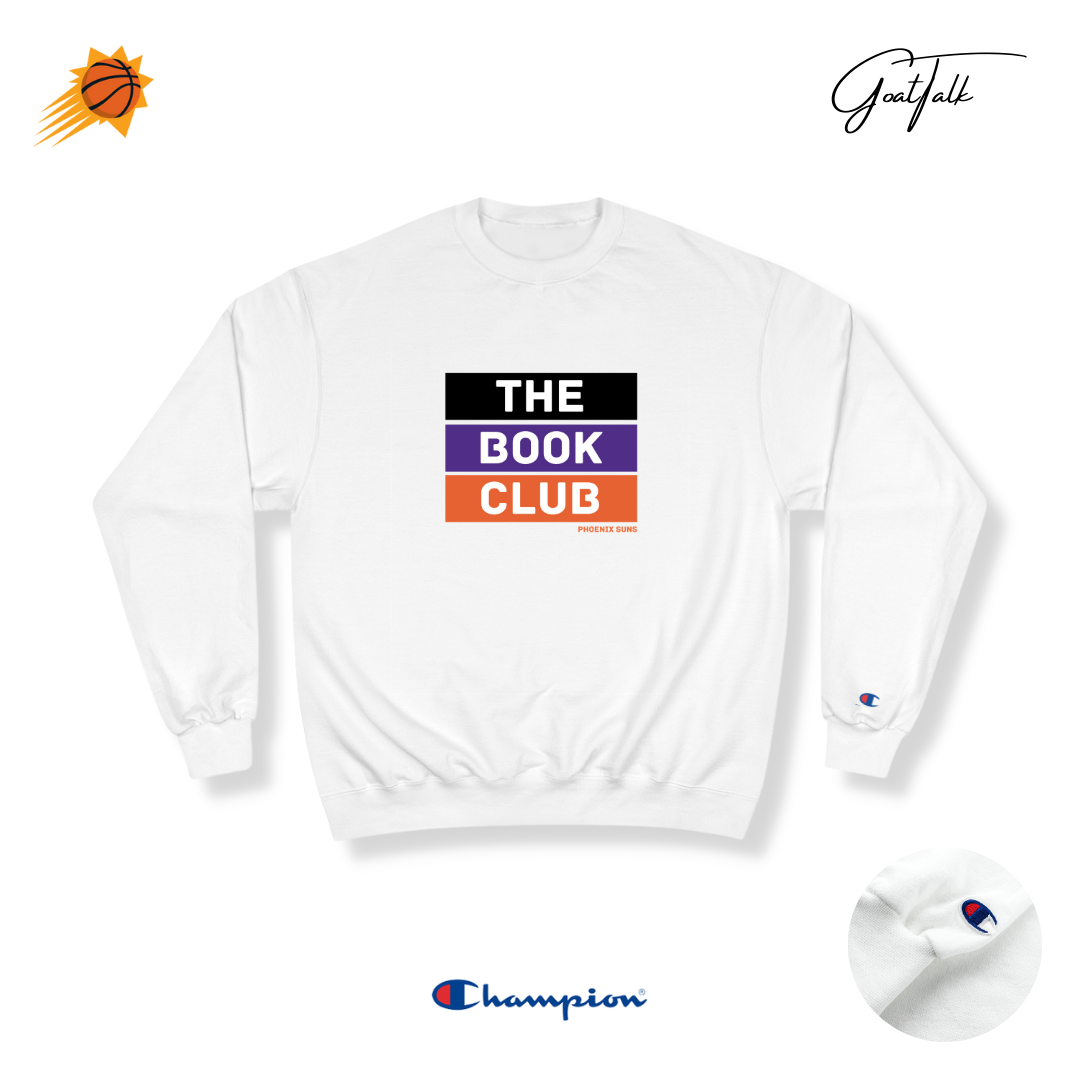 Suns Book Club Champion® Crewneck Sweatshirt - Devin Booker - Chris Paul - goattalksports.com