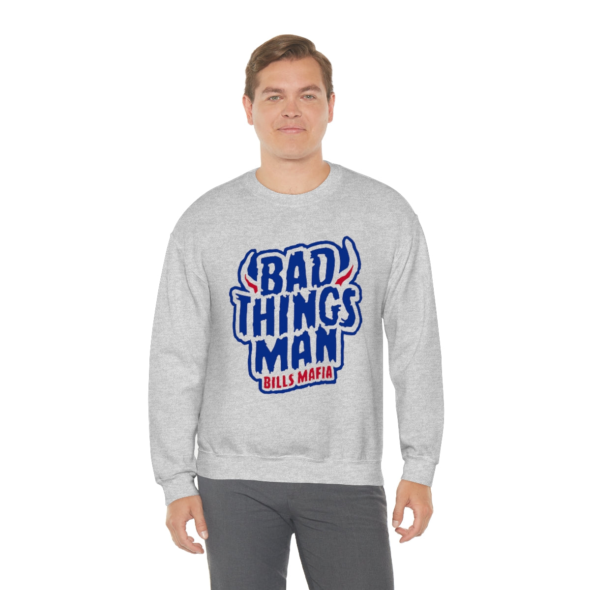 "Bad Thing Man" Heavy Blend™ Crewneck Sweatshirt