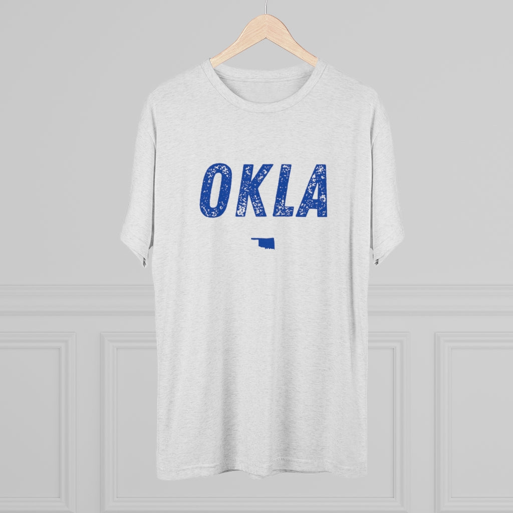 OKLAHOMA Men's Tri-Blend Crew Tee - goattalk.shop