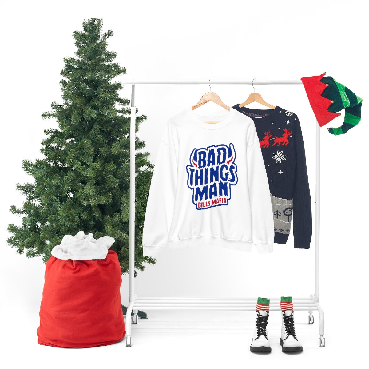 "Bad Thing Man" Heavy Blend™ Crewneck Sweatshirt