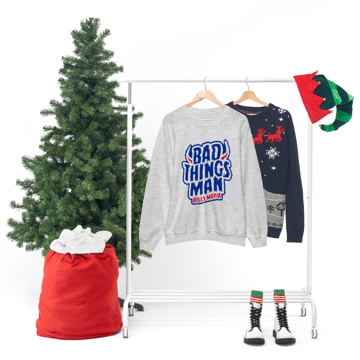 "Bad Thing Man" Heavy Blend™ Crewneck Sweatshirt