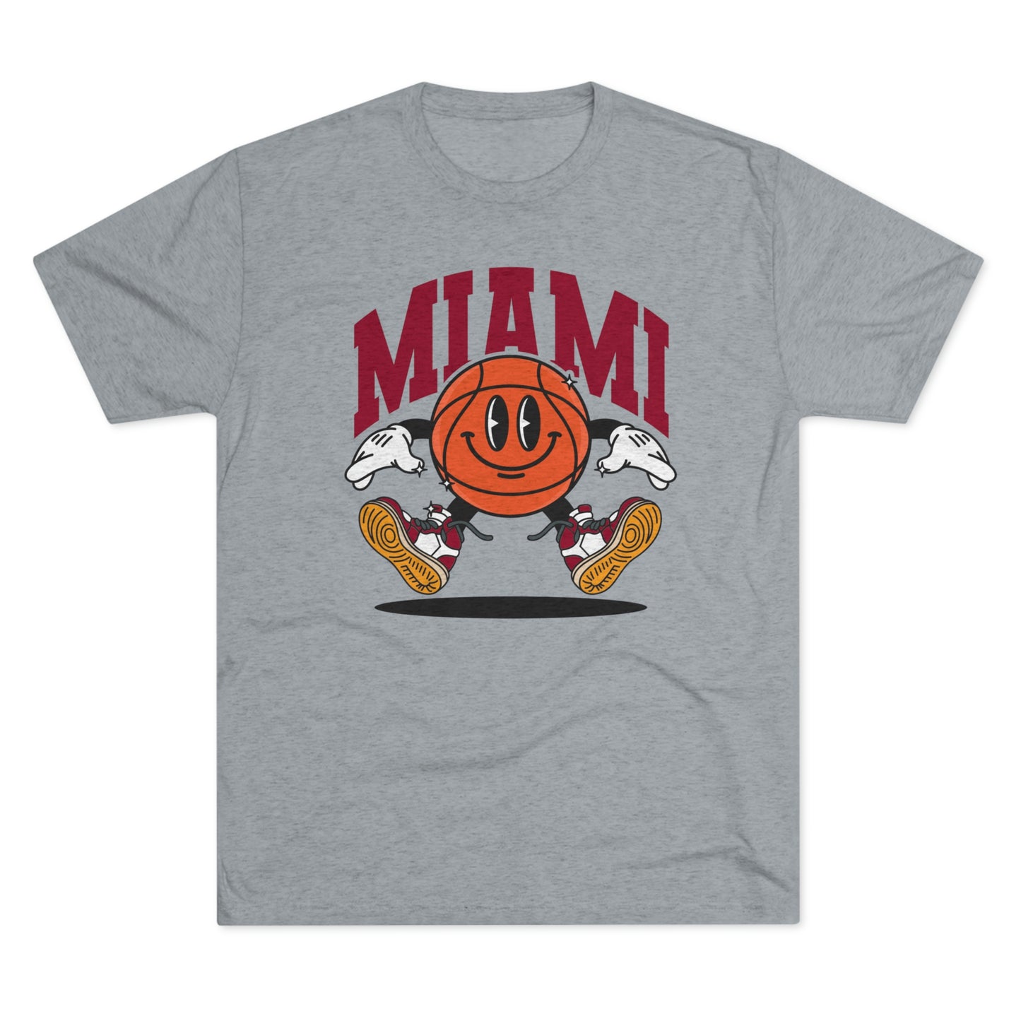 Miami Basketball Tri-Blend Tee