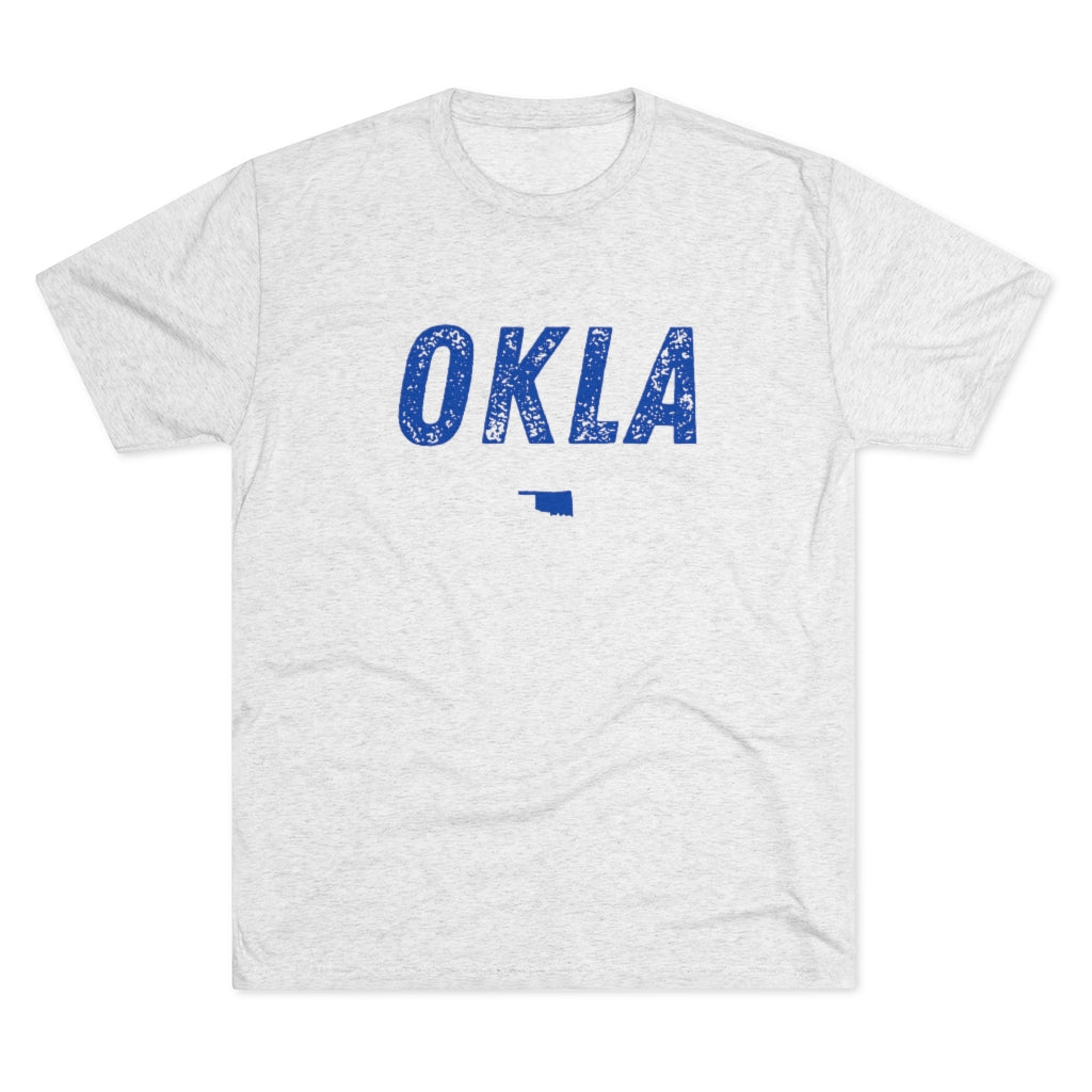 OKLA Men's Tri-Blend Crew Tee