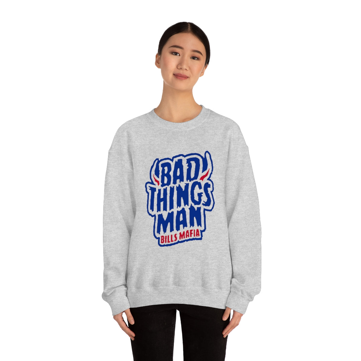 "Bad Thing Man" Heavy Blend™ Crewneck Sweatshirt