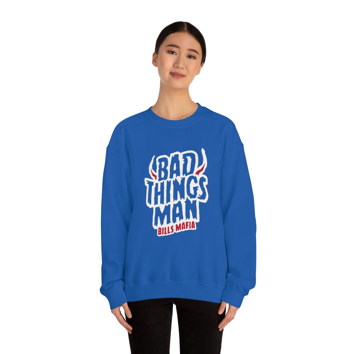 "Bad Things Man" Heavy Blend™ Crewneck Sweatshirt