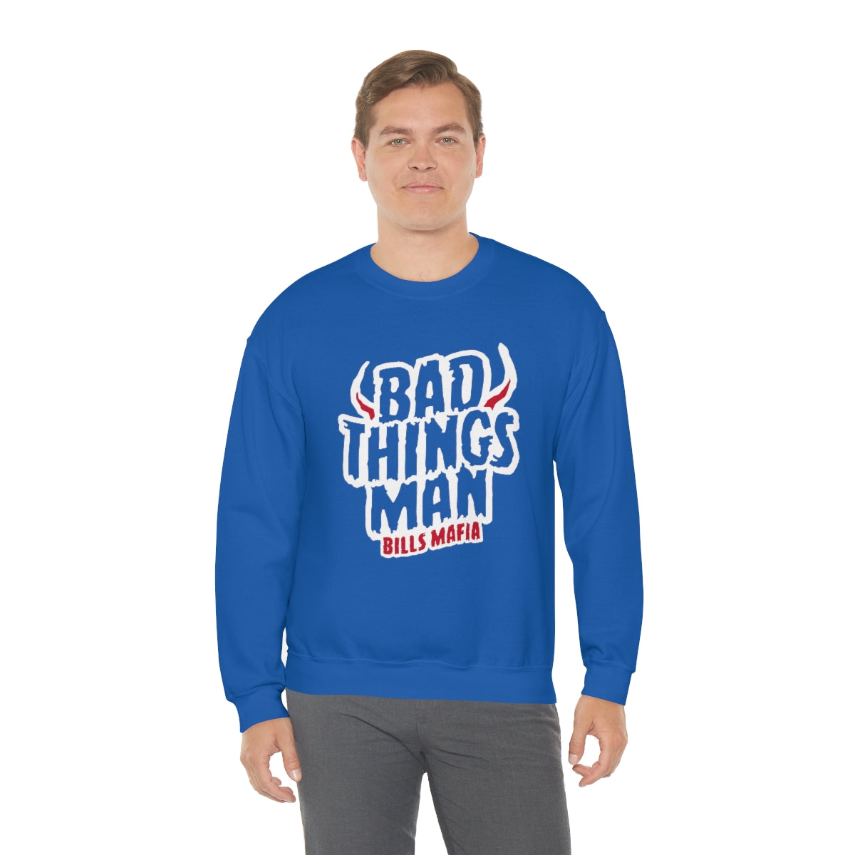 "Bad Things Man" Heavy Blend™ Crewneck Sweatshirt