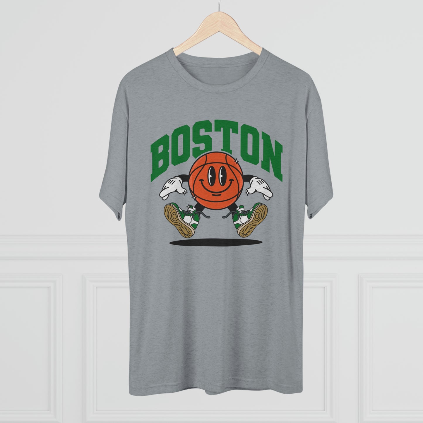 Boston Basketball Tri-Blend Tee