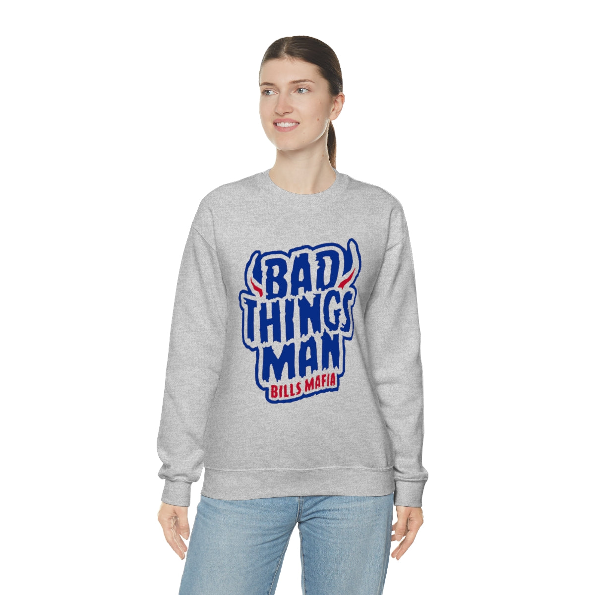 "Bad Thing Man" Heavy Blend™ Crewneck Sweatshirt