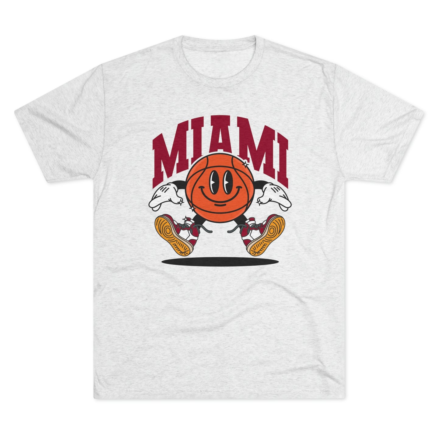 Miami Basketball Tri-Blend Tee