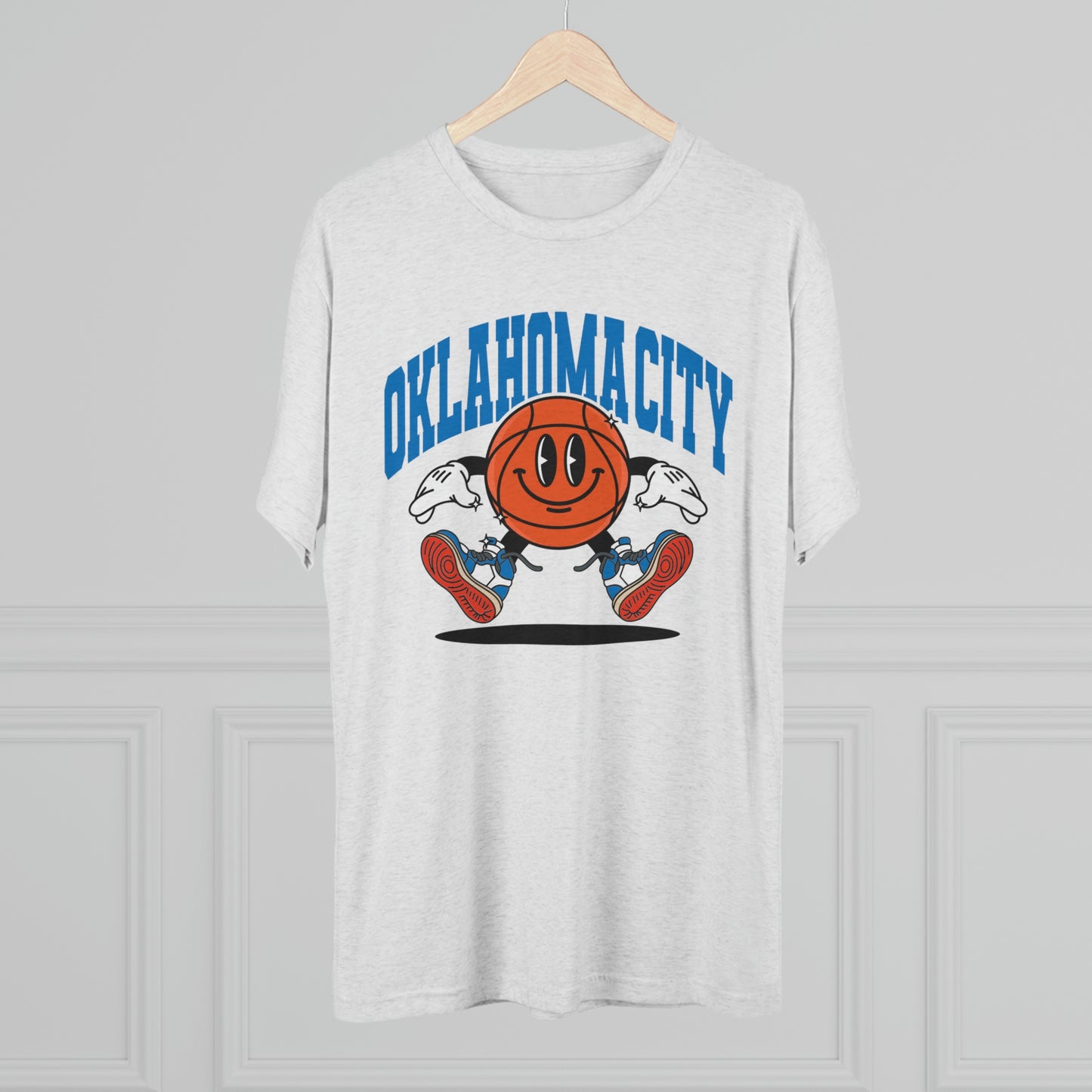 OKC Basketball Tri-Blend Tee