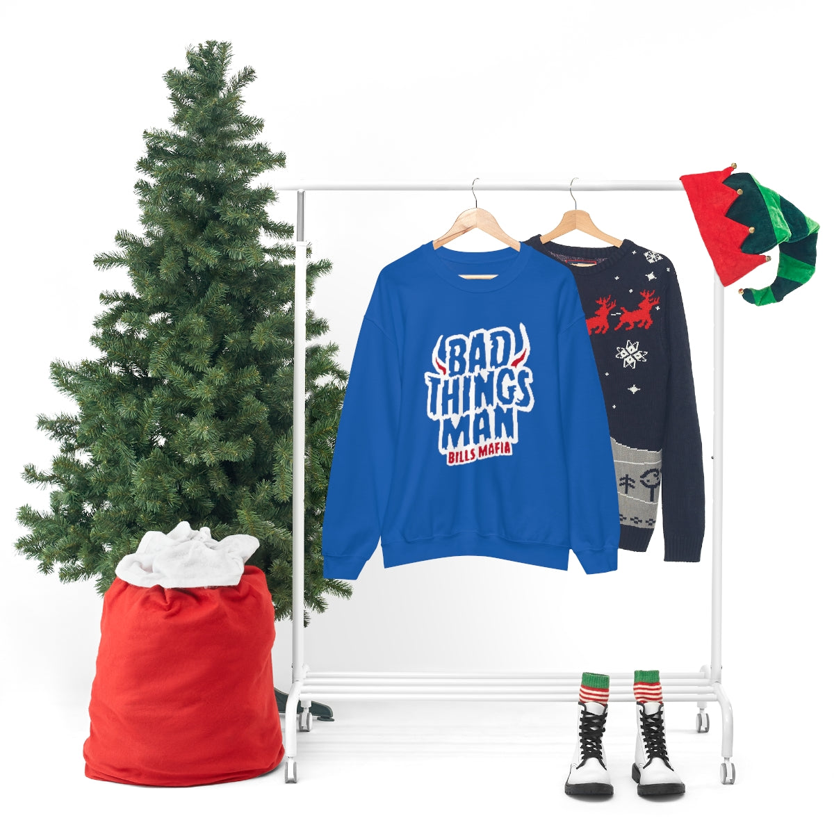 "Bad Things Man" Heavy Blend™ Crewneck Sweatshirt