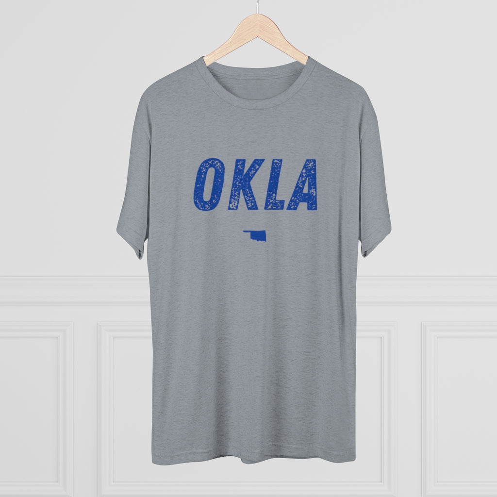 OKLAHOMA Men's Tri-Blend Crew Tee - goattalk.shop