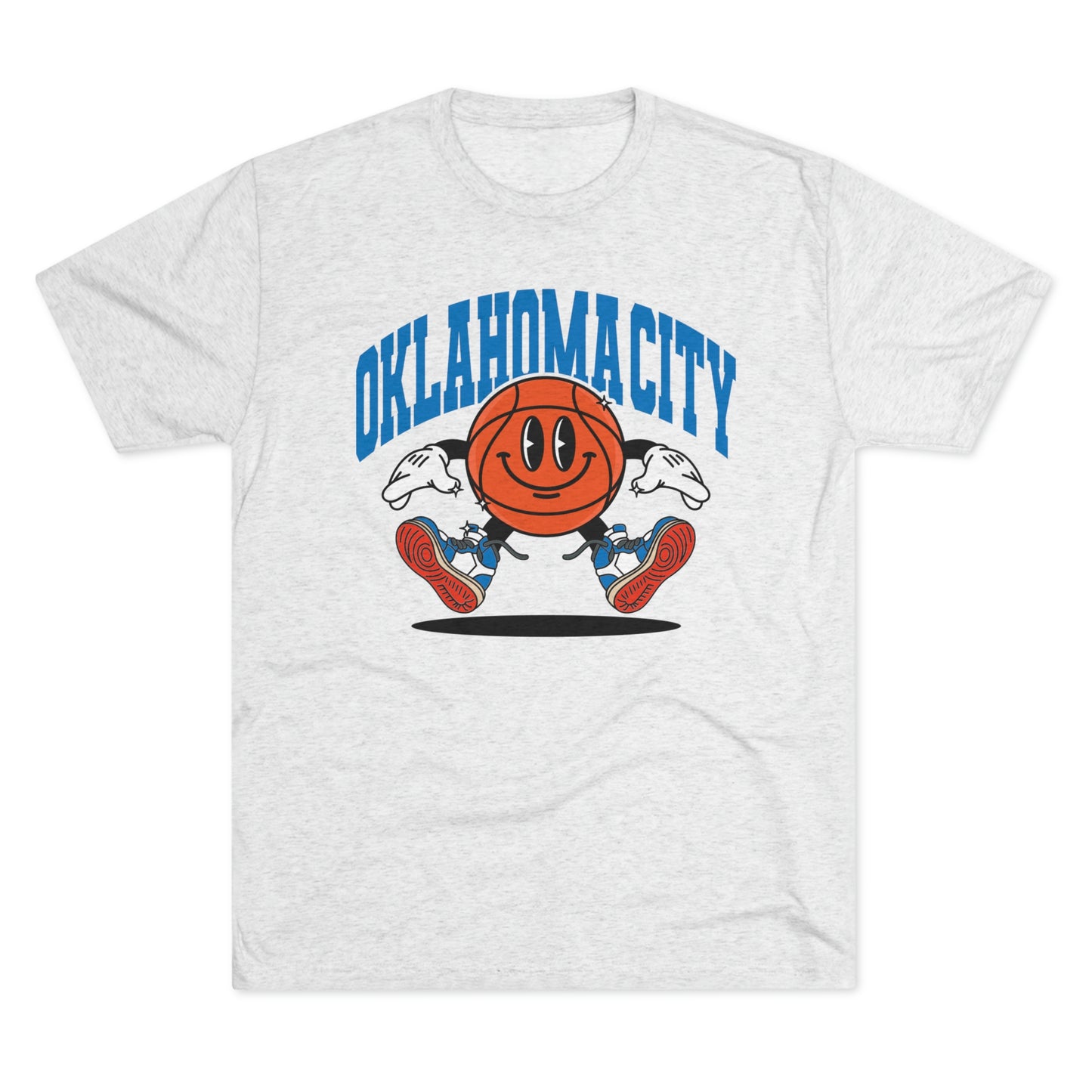 OKC Basketball Tri-Blend Tee