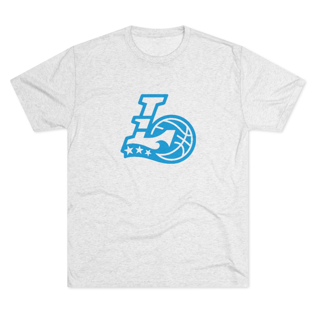 Lakers Throwback Tri-Blend Tee - unbelievably soft tri-blend fabric makes it extremely comfortable - once put on, impossible to take off. NBA Los Angeles Lakers clothing and apparel | free shipping | goattalksports.com