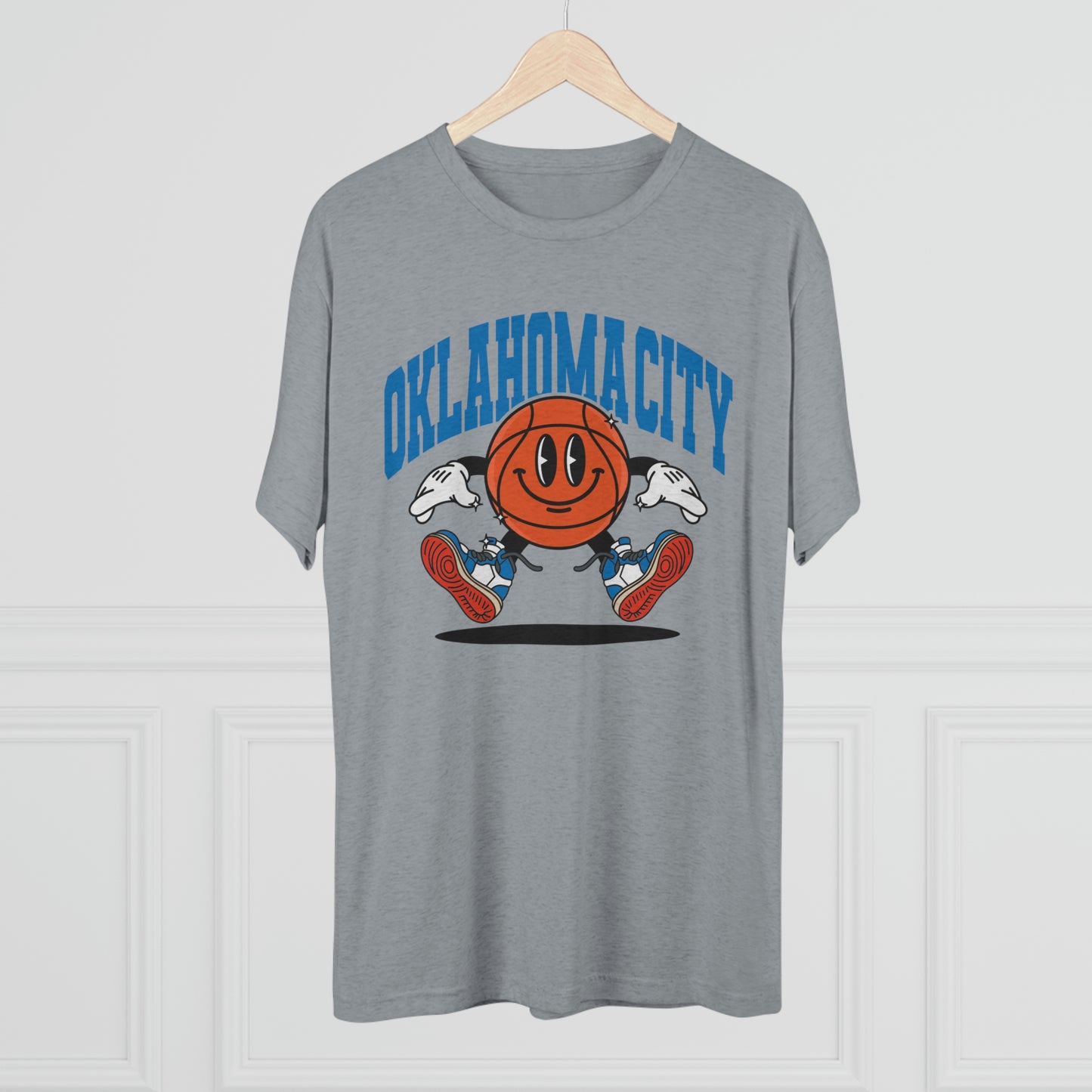 OKC Basketball Tri-Blend Tee