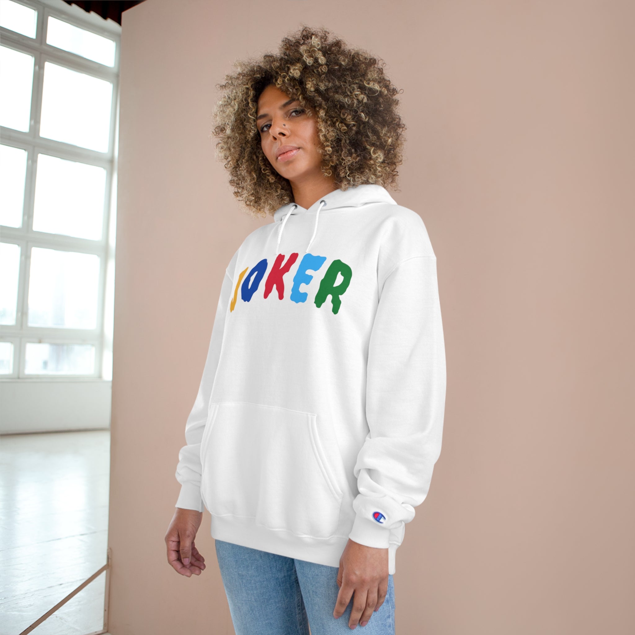 Multi coloured best sale champion hoodie