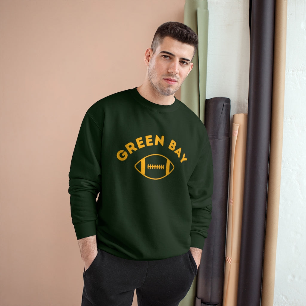 Green best sale champion sweatshirt